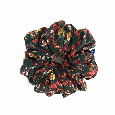 Meadow Scrunchie floral oversized giant xxl green hair accessories