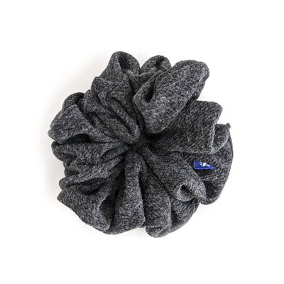 Nook Scrunchie Grey Knit Gray Oversized Giant XXL Handmade